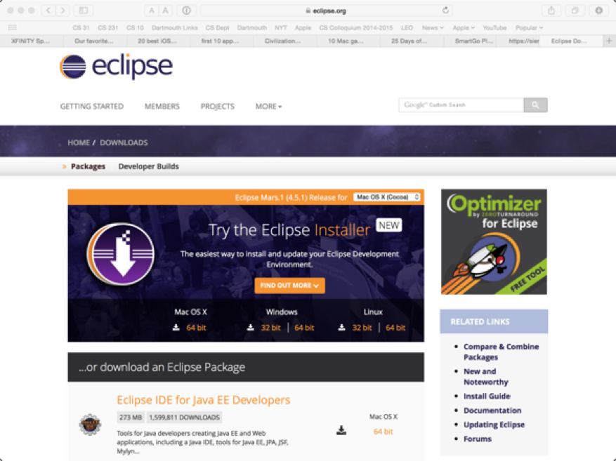 Eclipse download for windows 10 64 bit
